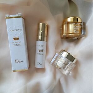 NEW Dior L'Or De Vie Le Serum & La Crème Riche 5ml, Dior Prestige 5ml